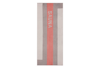 Cawö Serviette de sauna rayures 80x200 corail