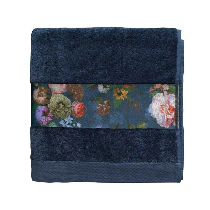 Essenza Fleur Serviette Bleu 60x110