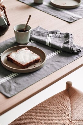 Marc O' Polo set de table Lovon 33x45 pierre