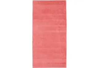 Cawo Noblesse2 Uni Handdoek 50x100 koralle