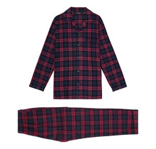 Ambassador Bergen Bordeaux/Black Heren Pyjama 95-5-S