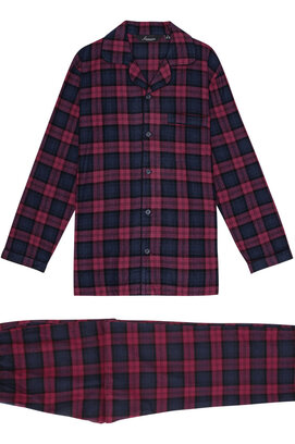 Ambassadeur Bergen Bordeaux/Noir Pyjama Homme 95-5-L