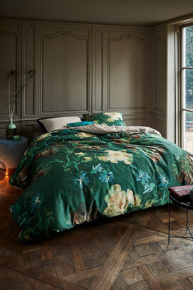 Housse de couette Beddinghouse x Van Gogh Pivoines vert mer 140x200/220