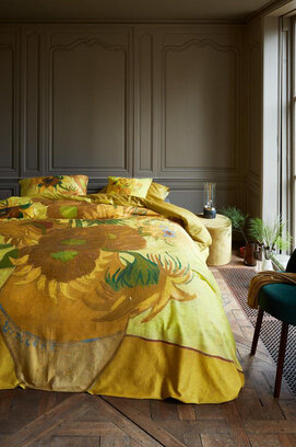 Beddinghouse x Van Gogh housse de couette Tournesol jaune 200x200/220