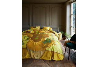 Beddinghouse x Van Gogh housse de couette Tournesol jaune 200x200/220