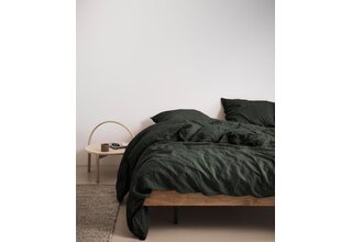 Housse de couette Marc O' Polo Valka vert foncé 240x200/220