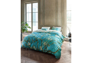 Beddinghouse x Van Gogh housse de couette Amandier en fleurs bleu 140x200/220