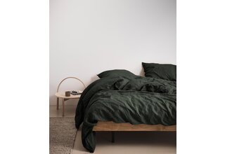 Marc O' Polo dekbedovertrek Valka deep-green 260x200/220