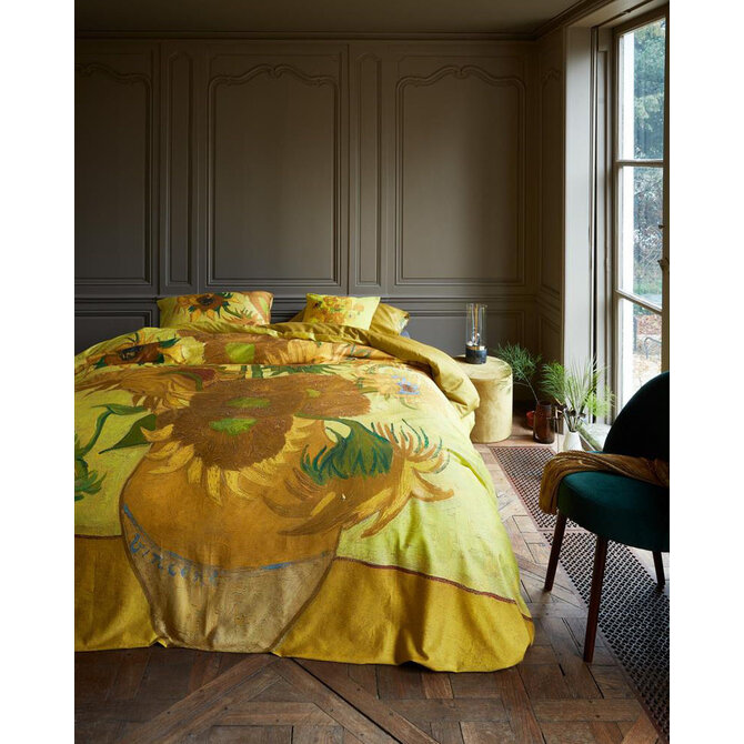 Beddinghouse x Van Gogh dekbedovertrek Tournesol geel 140x200/220