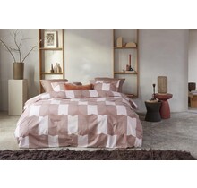 VTwonen housse de couette Check Mate Terra 200x200/220