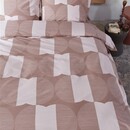 VT wonen VTwonen dekbedovertrek Check Mate Terra 240x200/220