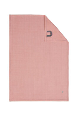 Torchon Cawö Solid 50x70 rouge