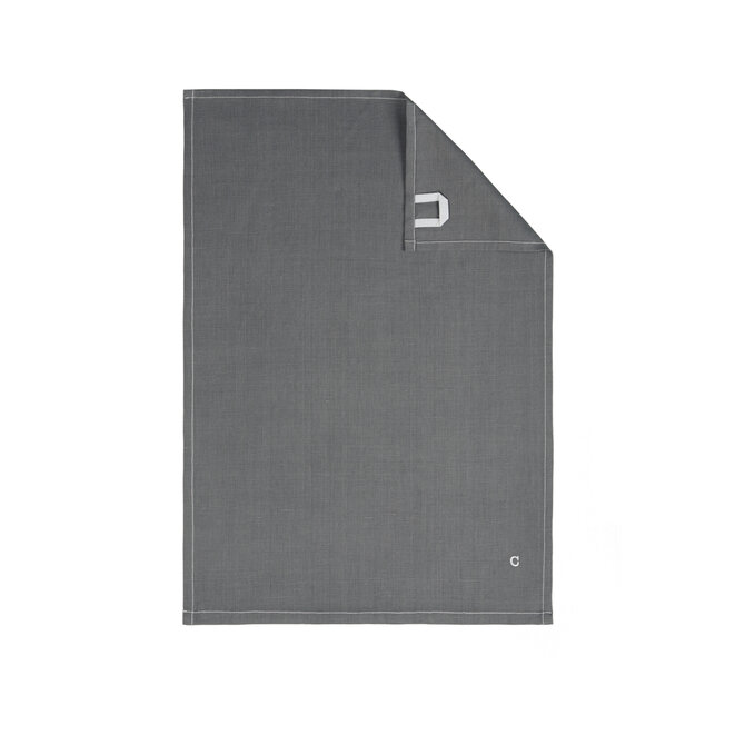 Cawö torchon Solid 50x70 anthracite