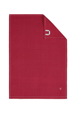Torchon Cawö Solid 50x70 bordeaux