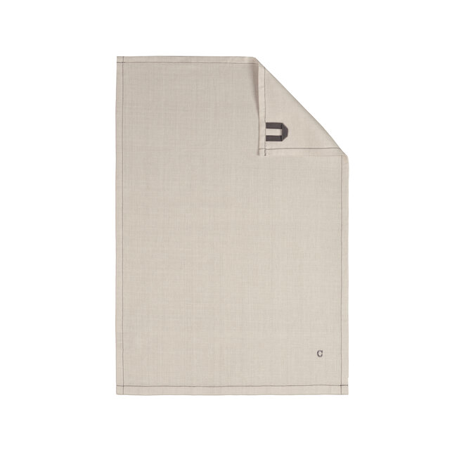 Cawö torchon Solid 50x70 travertin