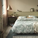 Ariadne at Home Ariadne at Home Housse de Couette Blooming Flowers Bleu Vert 200x200/220