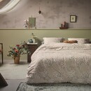 Ariadne at Home Ariadne at Home Housse de couette Blooming Flowers Sable 200x200/220