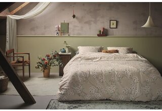 Ariadne at Home Housse de Couette Blooming Flowers Sable 200x200/220