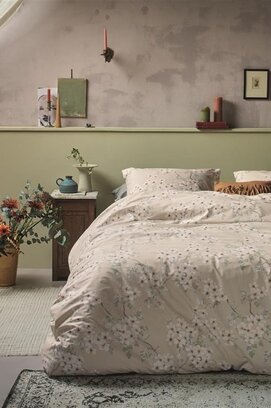Ariadne at Home Housse de Couette Blooming Flowers Sable 240x200/220