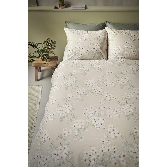 Ariadne at Home Dekbedovertrek Blooming Flowers Zand 240x200/220