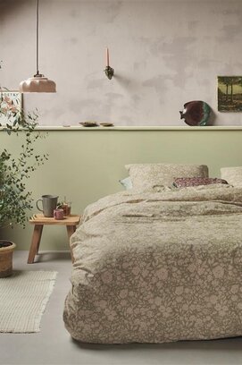 Ariadne at Home Dekbedovertrek Shapes Groen 200x200/220