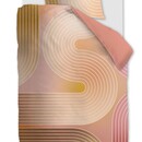 Dutch Design Beddinghouse Dutch Design Dekbedovertrek Curves Koraal 140x200/220