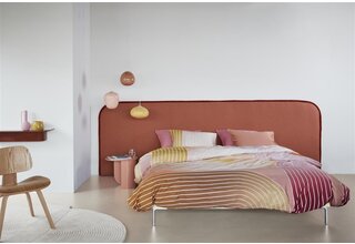 Beddinghouse Dutch Design Dekbedovertrek Curves Koraal 200x200/220