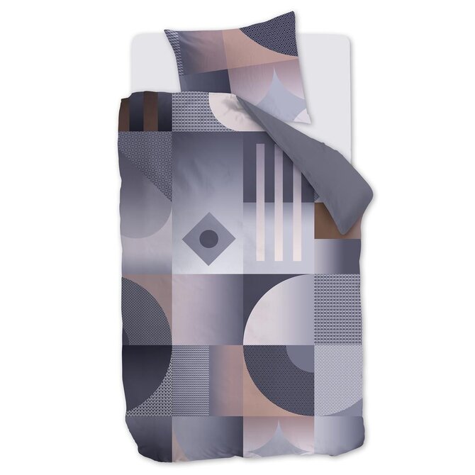 Beddinghouse Dutch Design Dekbedovertrek Robbinson Grijs 140x200/220 Beddinghouse Dutch Design Dekbedovertrek Robbinson Grijs 140x200/220