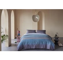 Kardol par Beddinghouse Housse de couette Sashiko Bleu Gris 140x200/220