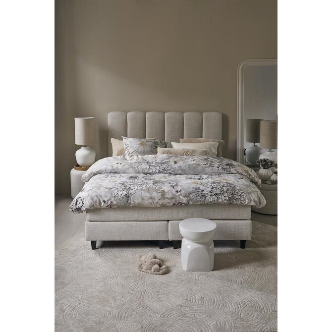 Riviera Maison Dekbedovertrek  Flourish Zand 200x200/220