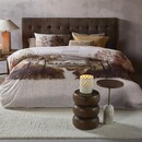 Rivièra Maison Riviera Maison Housse de Couette Aurelia Marron 200x200/220