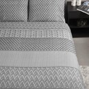 Rivièra Maison Housse de couette Riviera Maison Marley Gris 260x200/220