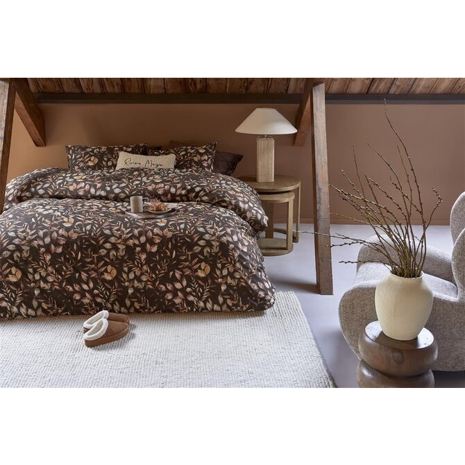 Riviera Maison Housse de Couette Faded Fall Marron 260x200/220