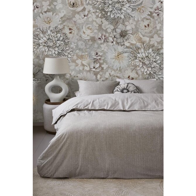 Riviera Maison Housse de Couette Chevron Weave Sable 200x200/220