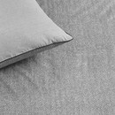 Rivièra Maison Riviera Maison Dekbedovertrek  Chevron Weave Grijs 140x200/220