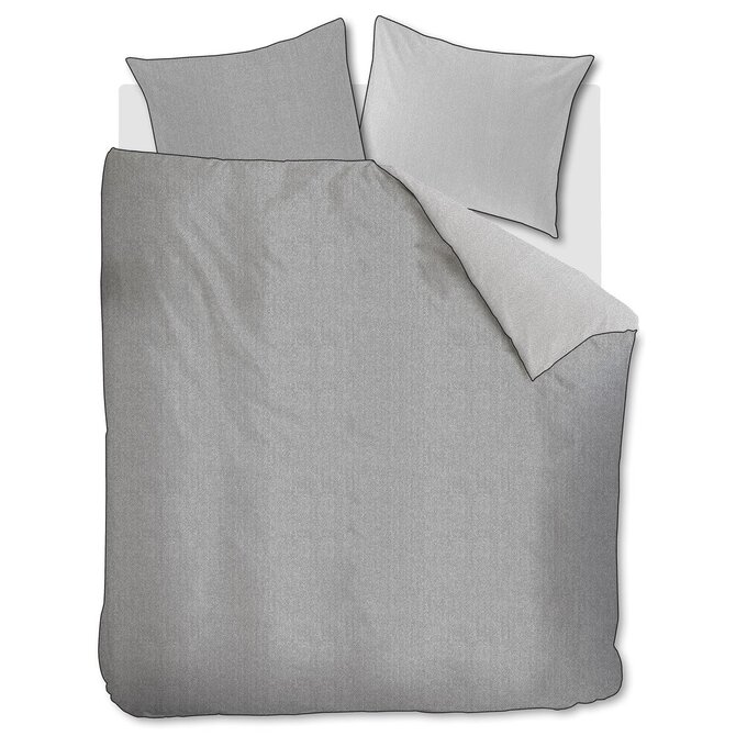 Riviera Maison Dekbedovertrek  Chevron Weave Grijs 140x200/220