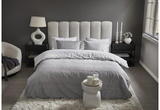 Riviera Maison Dekbedovertrek  Chevron Weave Grijs 200x200/220