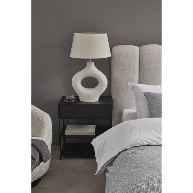 Housse de couette Riviera Maison Chevron Weave Gris 200x200/220