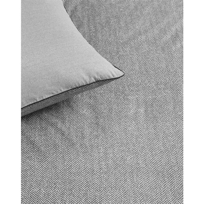 Housse de couette Riviera Maison Chevron Weave Gris 240x200/220