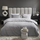 Rivièra Maison Riviera Maison Housse de Couette Chevron Weave Gris 260x200/220