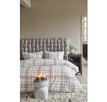 Riviera Maison Dekbedovertrek  Brody Zand 240x200/220
