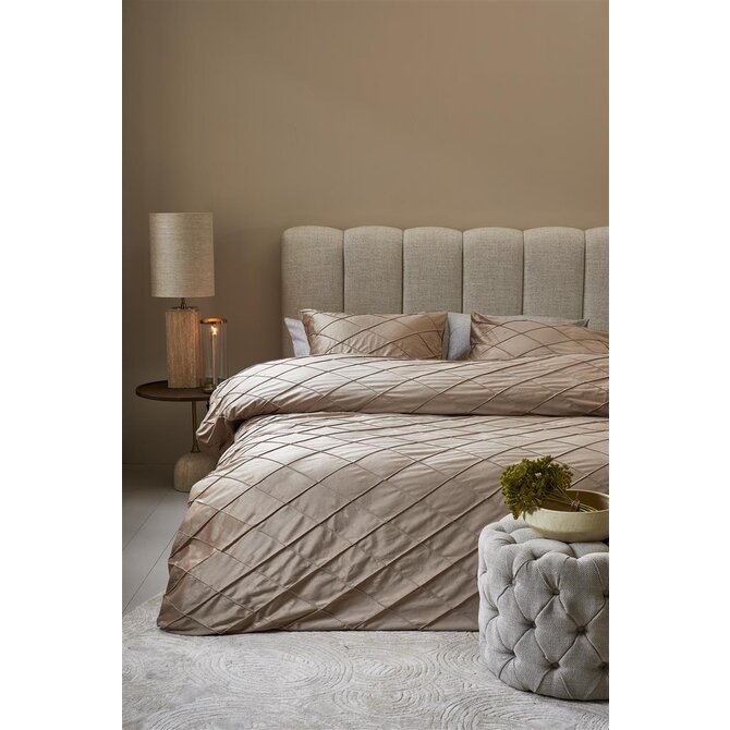 Riviera Maison Housse de Couette Diamond Sable 140x200/220 Riviera Maison Housse de Couette Diamond Sable 140x200/220