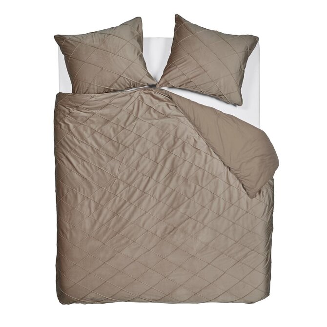 Riviera Maison Dekbedovertrek  Diamond Zand 140x200/220