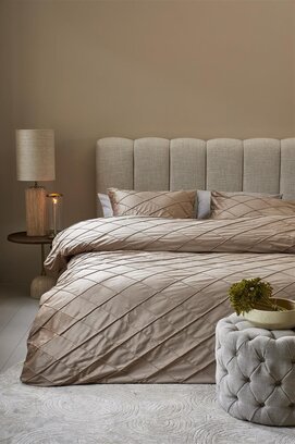 Riviera Maison Housse de Couette Diamond Sable 240x200/220
