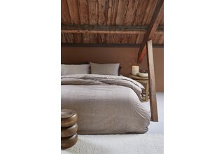 Riviera Maison Housse de Couette Chevron Weave Marron 200x200/220