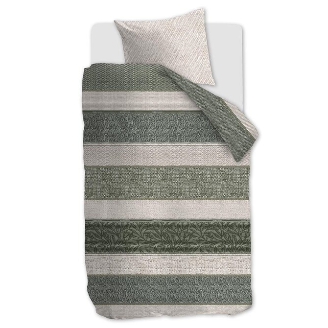 Riviera Maison Taie d'oreiller Chester Vert 60x70 cm