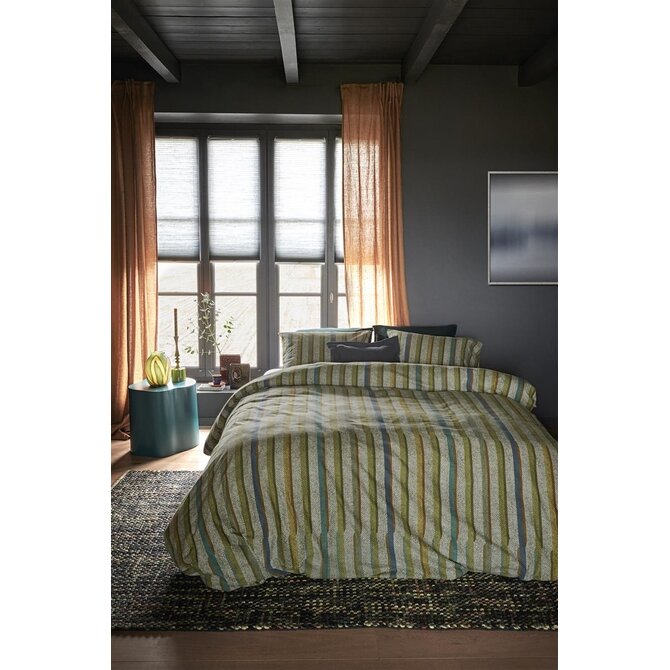 Beddinghouse Dekbedovertrek Annie Green 200x200/220 Beddinghouse Dekbedovertrek Annie Green 200x200/220