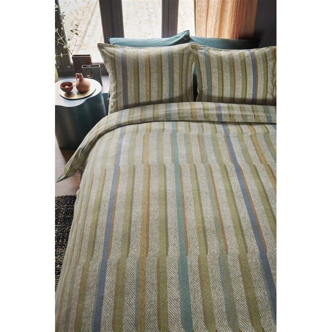 Beddinghouse Dekbedovertrek Annie Green 200x200/220 Beddinghouse Dekbedovertrek Annie Green 200x200/220