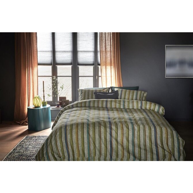Beddinghouse Housse de Couette Annie Vert 240x200/220