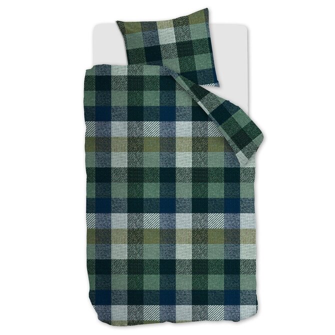 Beddinghouse Housse de Couette Beckett Bleu Vert 240x200/220